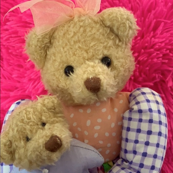 Hallmark Teddy Bear Mom & Baby Plush - Picture 3 of 3